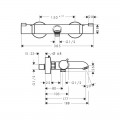 Термостат для ванни Hansgrohe ECOSTAT Comfort 13114670 зовнішнього монтажу колір покриття чорний матовий - Фото 1